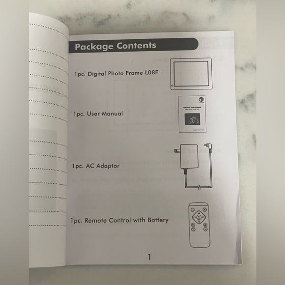 LOVCUBE 8 Inch Digital Photo Frame L08F‎ - New - Picture 5 of 5